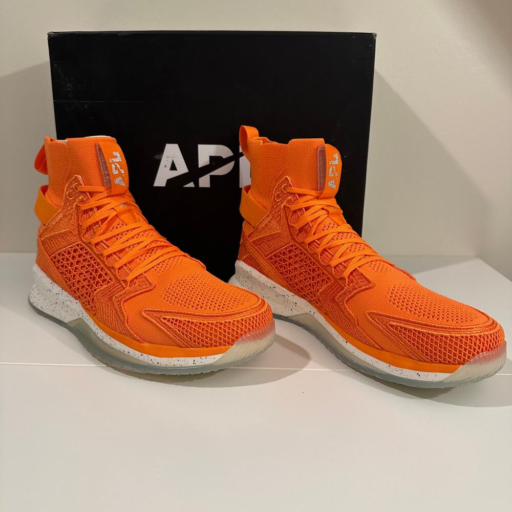 APL Concept X - Orange Sneakers Size 11.5 Men's New in Box - Picture 2 of 8